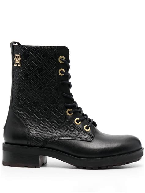 tommy hilfiger biker boots sale